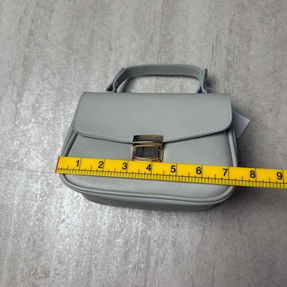 Bella Russo purse shoulder bag Gray Mini Bag Detachable Chain - Picture 9 of 9